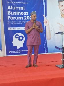 Salifu Abubakar Godmar Addresses Alumni Business Forum of Galaxy international school on Risk Management and Insurance