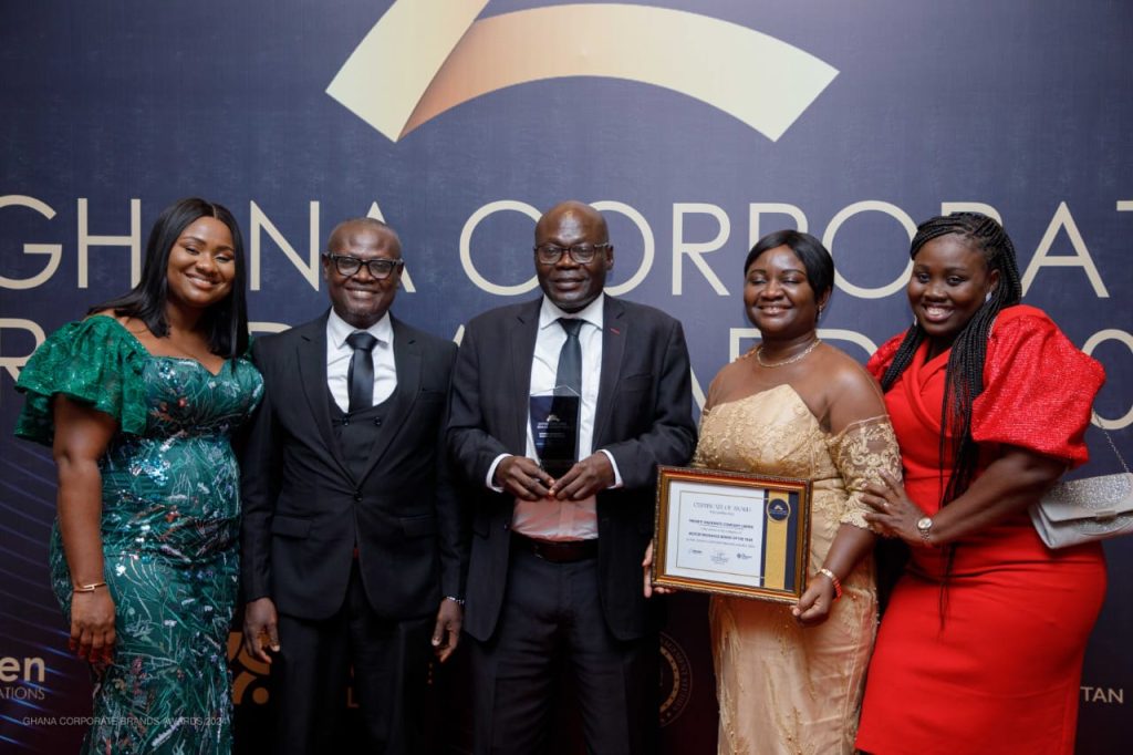 Priority Insurance Wins Motor Insurance Brand of the Year at Ghana Corporate Brands Awards 2024