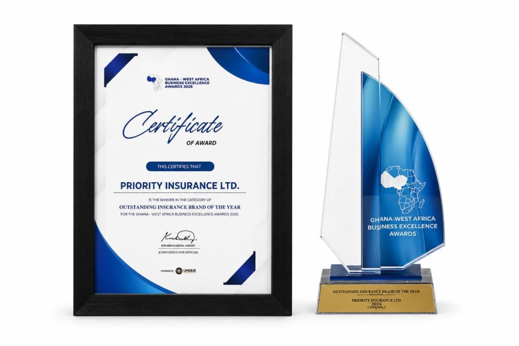 PRIORITY INSURANCE LTD NAMED OUTSTANDING INSURANCE BRAND OF THE YEAR